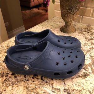 Navy blue crocs